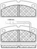 BSF 10993 Brake Pad Set, disc brake